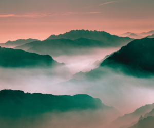 montagnes roses